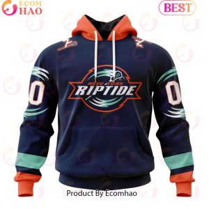 Custom New York Riptide Jersey Personalized Letters Number Hoodie