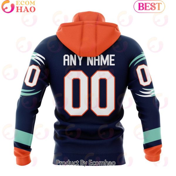 Custom New York Riptide Jersey Personalized Letters Number Hoodie