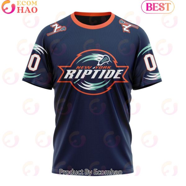 Custom New York Riptide Jersey Personalized Letters Number Hoodie