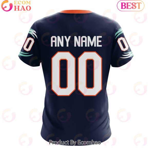 Custom New York Riptide Jersey Personalized Letters Number Hoodie