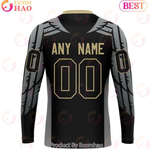 Custom Philadelphia Wings Jersey Personalized Letters Number Hoodie