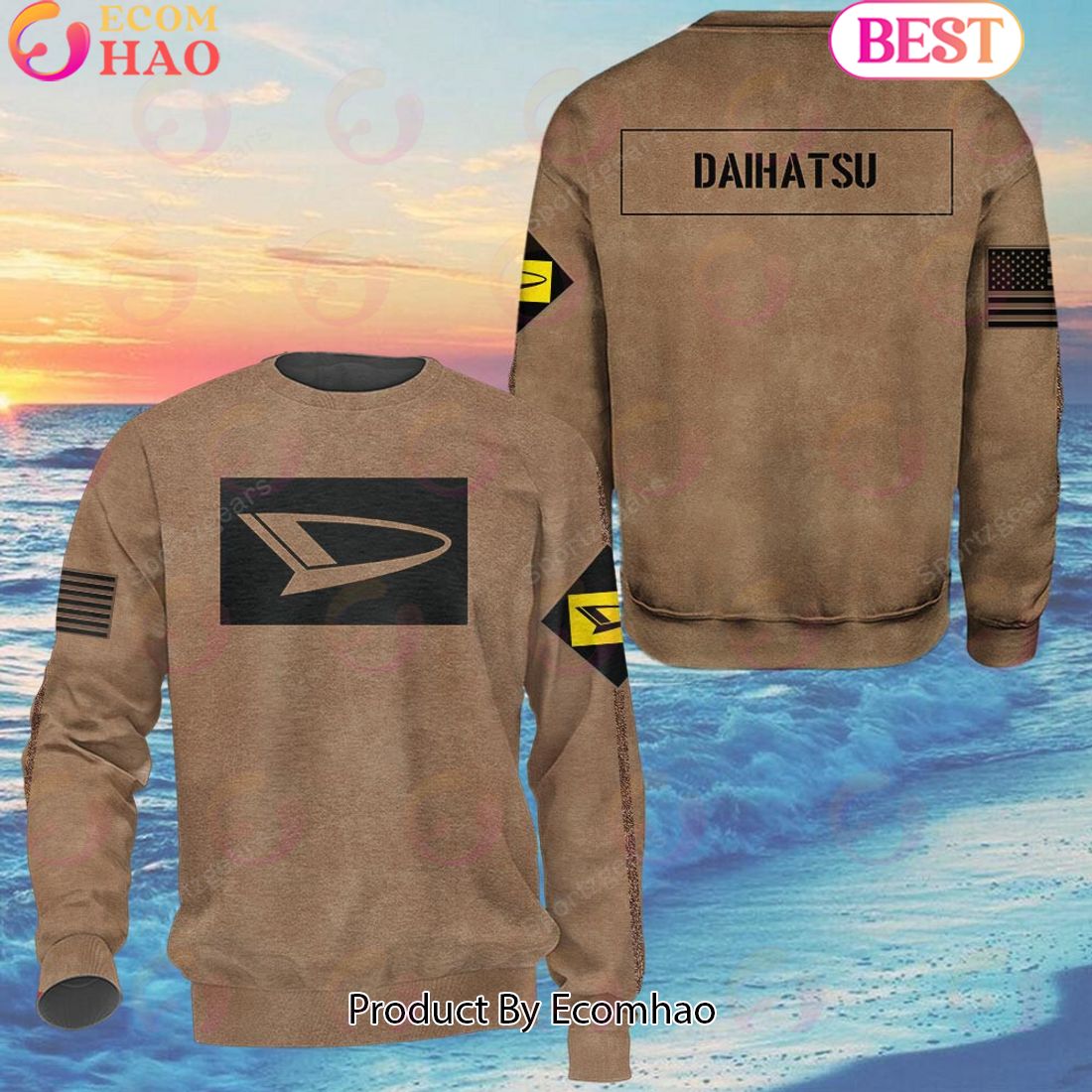 Daihatsu Truck Special Salute To Service For Veterans Day Full Printed Hoodie