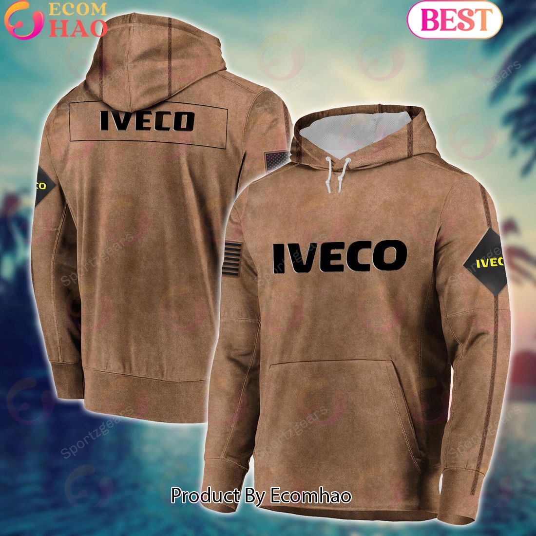 Iveco Truck Special Salute To Service For Veterans Day Full Printed Hoodie