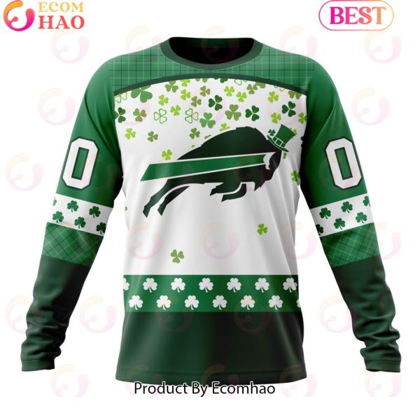 Personalized NFL Buffalo Bills Special Design For St. Patrick’s Day 3D Hoodie
