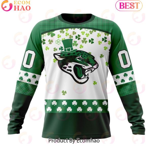 Personalized NFL Jacksonville Jaguars Special Design For St. Patrick’s Day 3D Hoodie