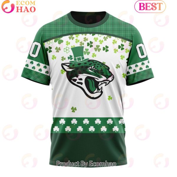 Personalized NFL Jacksonville Jaguars Special Design For St. Patrick’s Day 3D Hoodie