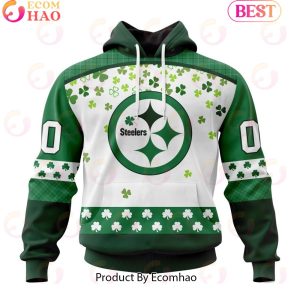 Personalized NFL Pittsburgh Steelers Special Design For St. Patrick’s Day 3D Hoodie