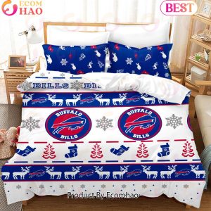 NFL Buffalo Bills Special Christmas Design Bedding Set