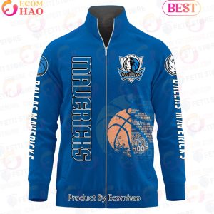 Dallas Mavericks – NBA AOP Stand Collar Zipper Jacket