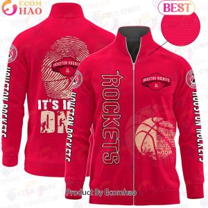 Houston Rockets – NBA AOP Stand Collar Zipper Jacket