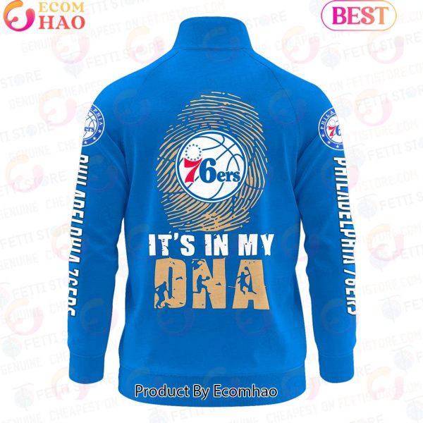 Philadelphia 76ers – NBA AOP Stand Collar Zipper Jacket