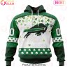 Customize NFL Carolina Panthers Special Design For St. Patrick’s Day 3D Hoodie