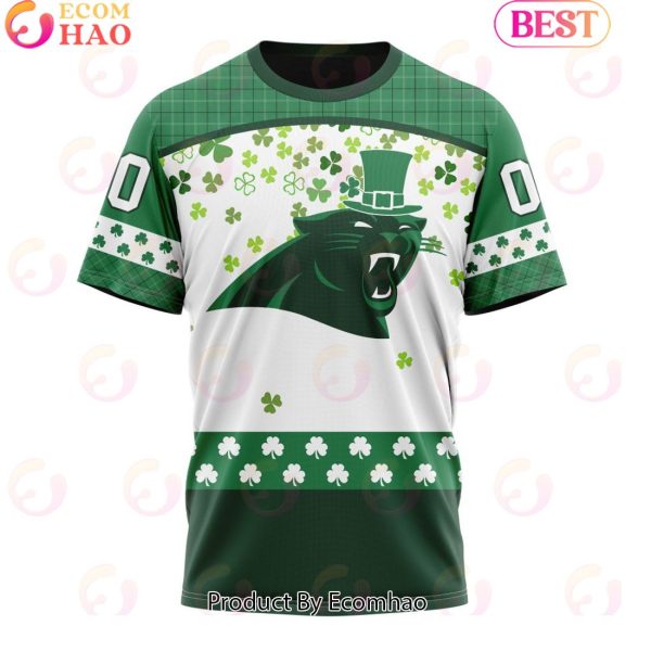 Customize NFL Carolina Panthers Special Design For St. Patrick’s Day 3D Hoodie