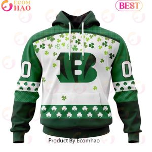 Customize NFL Cincinnati Bengals Special Design For St. Patrick’s Day 3D Hoodie