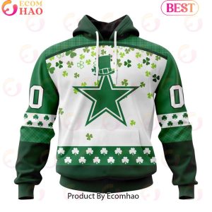 Customize NFL Dallas Cowboys Special Design For St. Patrick’s Day 3D Hoodie