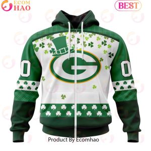 Customize NFL Green Bay Packers Special Design For St. Patrick’s Day 3D Hoodie