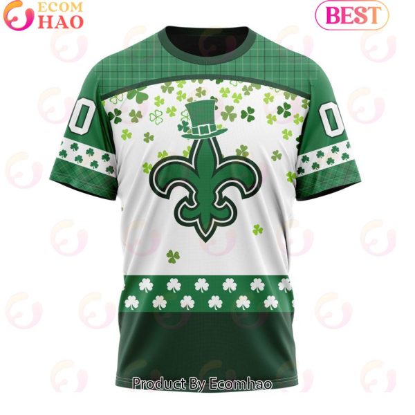 Customize NFL New Orleans Saints Special Design For St. Patrick’s Day 3D Hoodie
