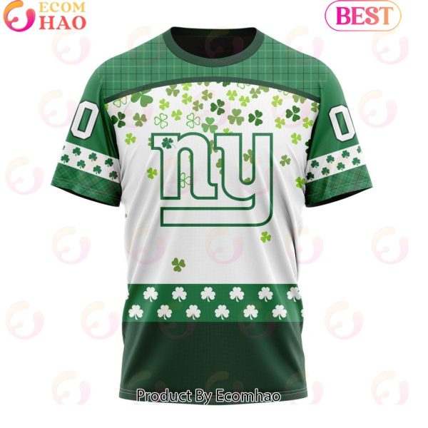 Customize NFL New York Giants Special Design For St. Patrick’s Day 3D Hoodie