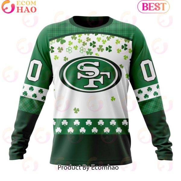 Customize NFL San Francisco 49ers Special Design For St. Patrick’s Day 3D Hoodie
