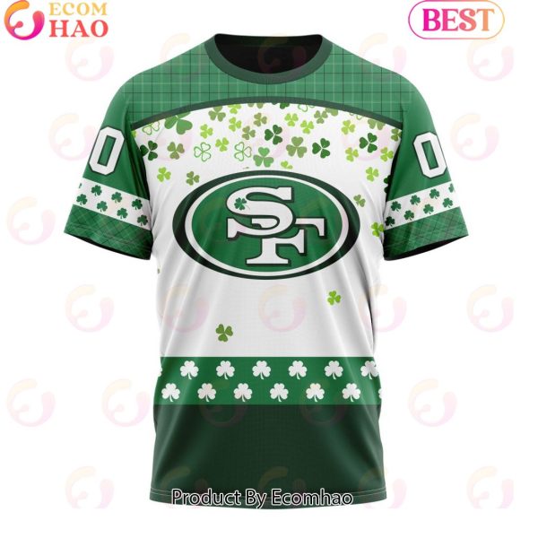 Customize NFL San Francisco 49ers Special Design For St. Patrick’s Day 3D Hoodie