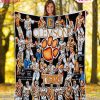 NCAA LSU Tigers Tribute, Football History Legend Blanket