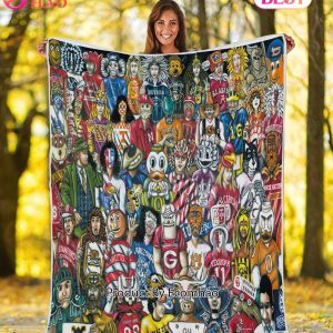 NCAA Who’s  1 Tribute, Football History Legend Blanket