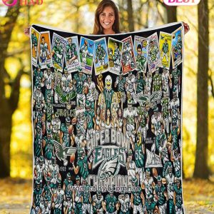 NFL Philadelphia Eagles Tribute, Football History Legend Blanket