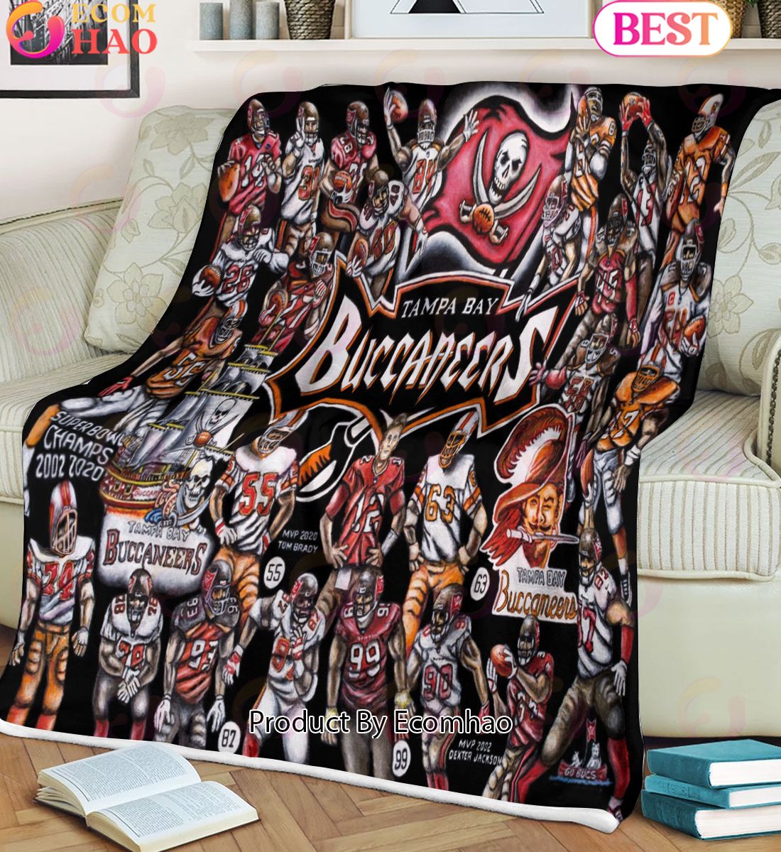 NFL San Francisco 49ers Tribute, Football History Legend Blanket