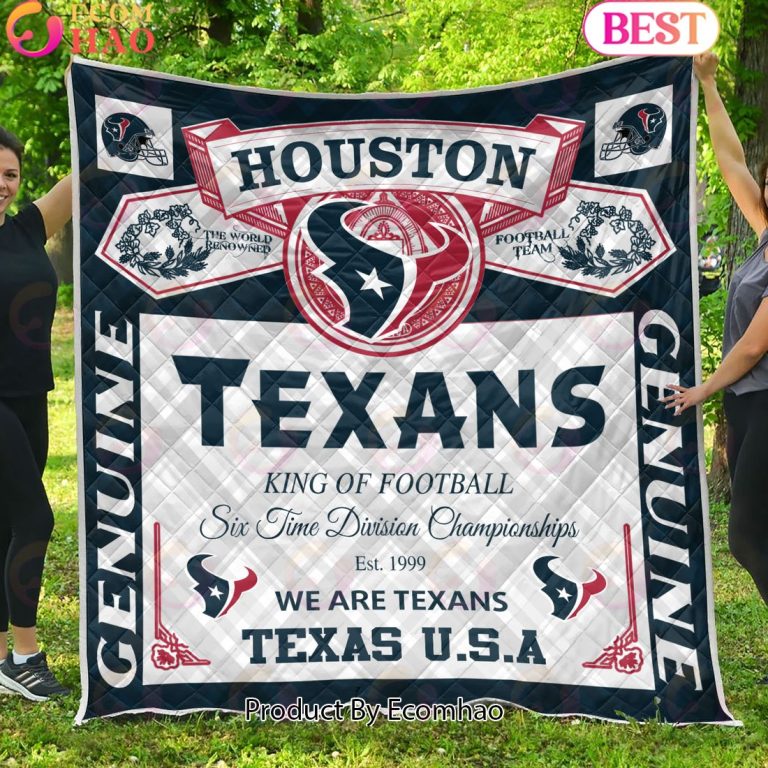 Houston Texans NFL Team Signature Logo Throw 50x60