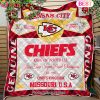 NFL Las Vegas Raiders King Of Football Quilt Blanket