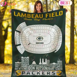 NFL Green Bay Packers Football Legend Stadium Blanket