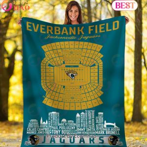 NFL Jacksonville Jaguars Football Legend Stadium Blanket