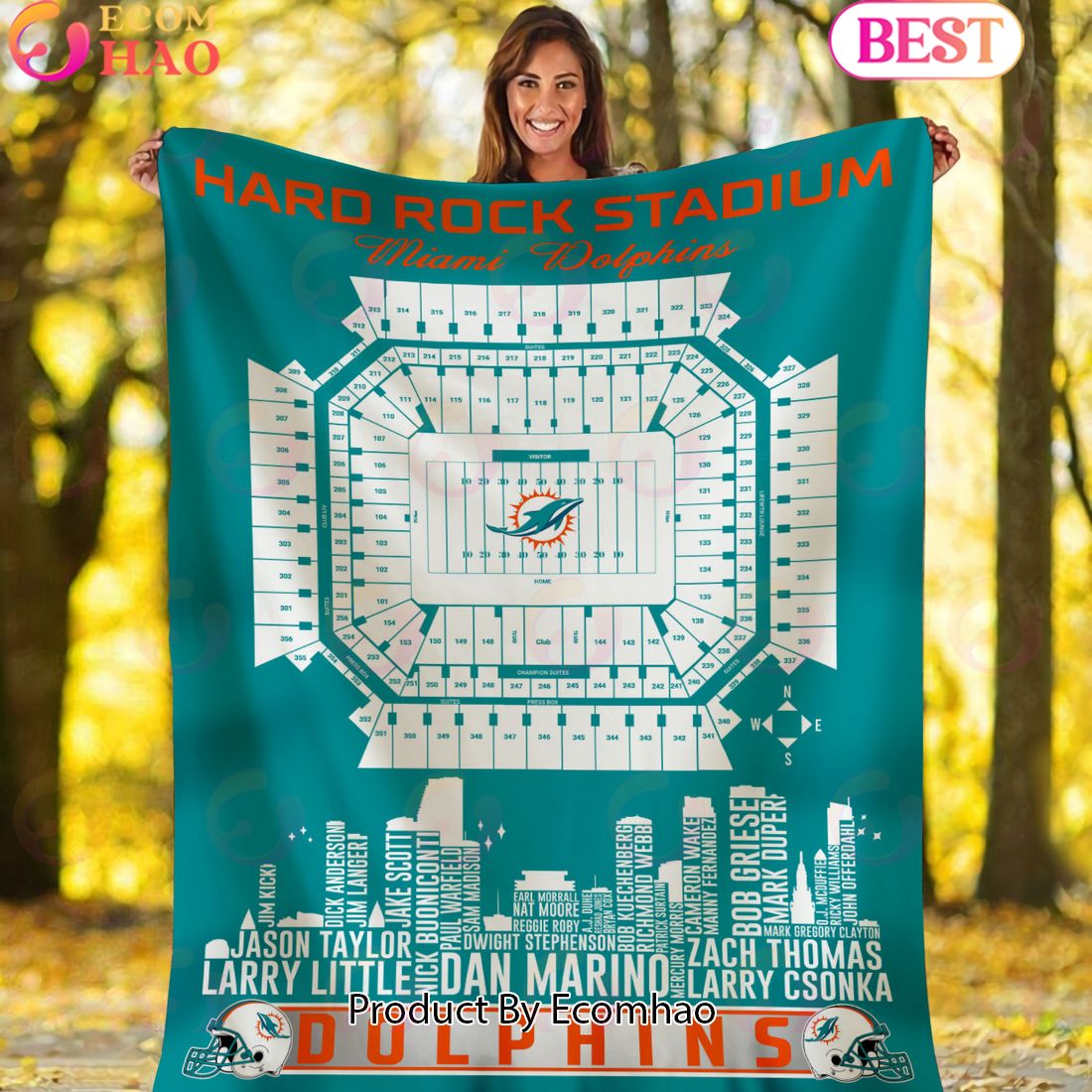 NFL New York Giants Football Legend Stadium Blanket