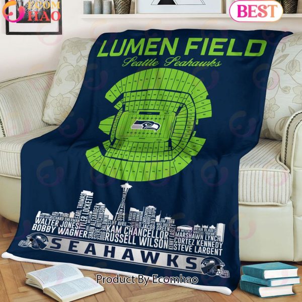 NFL Seattle seahawks Football Legend Stadium Blanket
