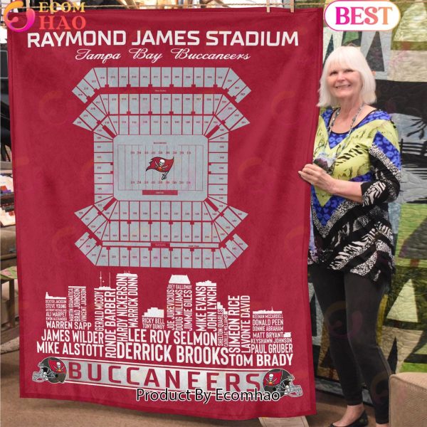 NFL Tampa Bay Buccaneers Football Legend Stadium Blanket