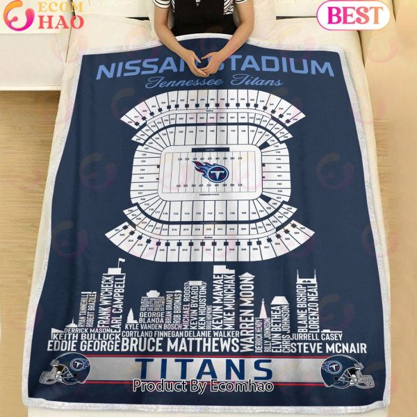 NFL Tennessee Titans Football Legend Stadium Blanket