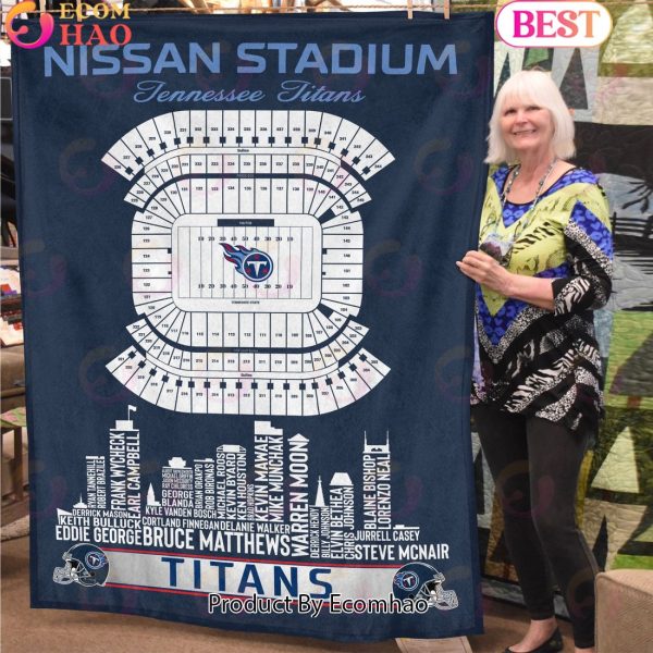 NFL Tennessee Titans Football Legend Stadium Blanket