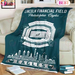 NFL Philadelphia Eagles Football Legend Stadium Blanket