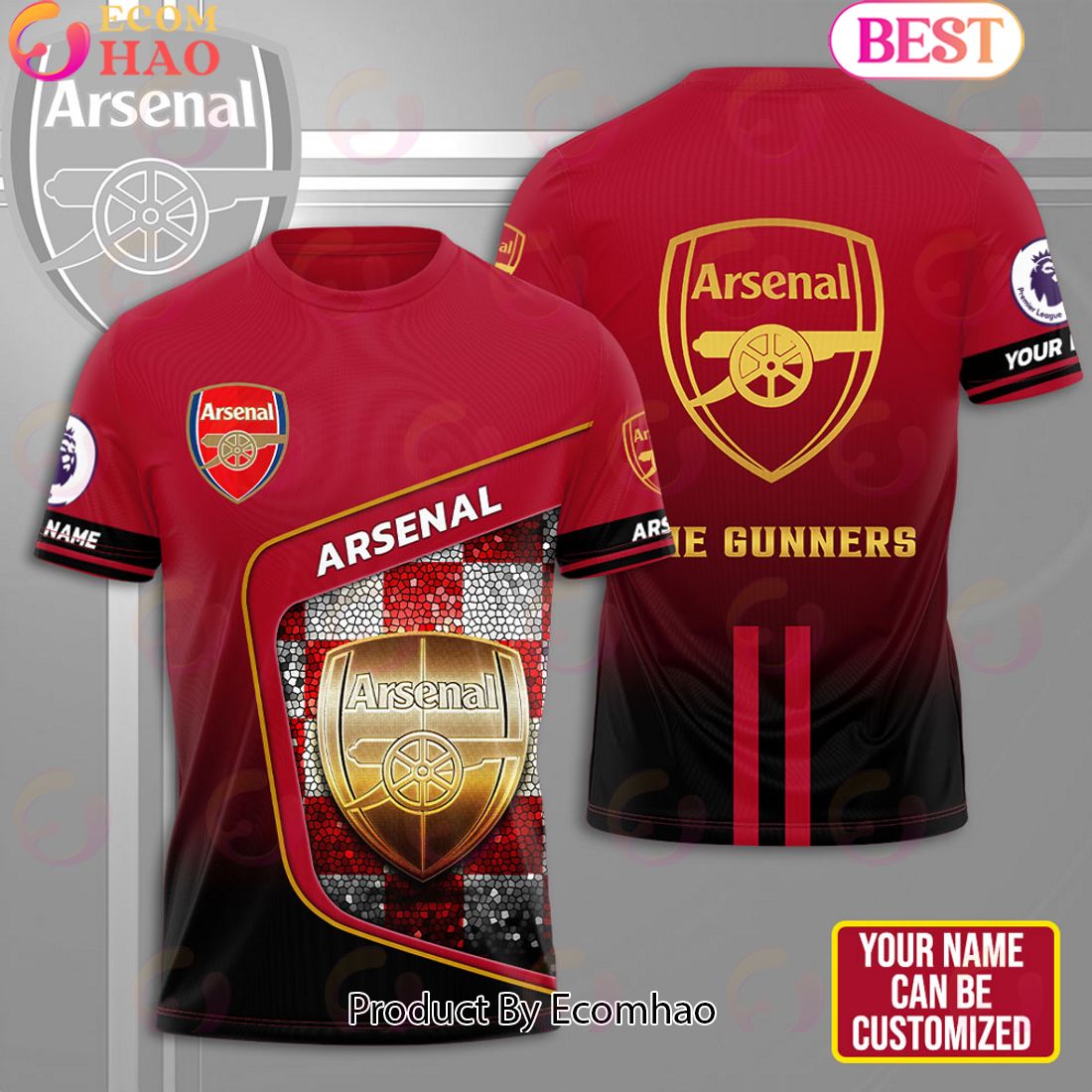 Personalized Arsenal 3D Apparels