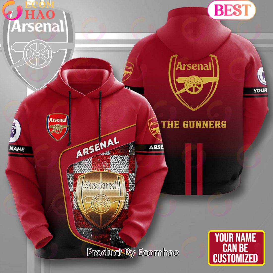 Personalized Arsenal 3D Apparels