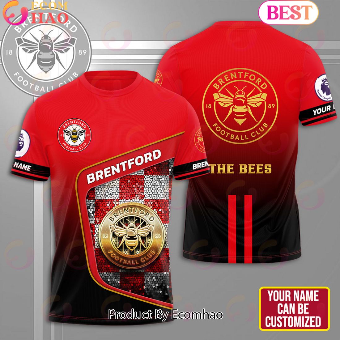 Personalized Brentford 3D Apparels