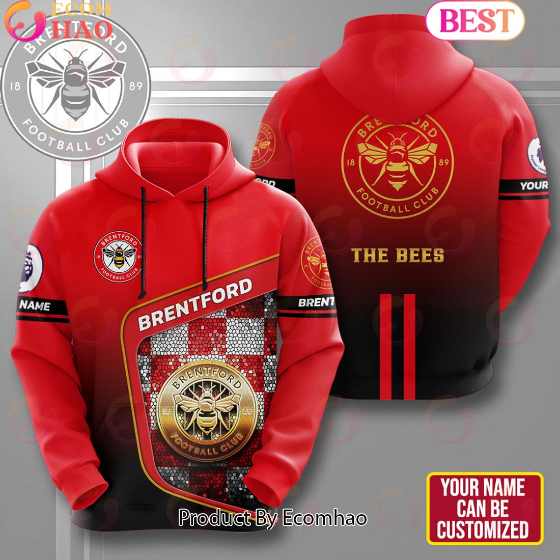 Personalized Brentford 3D Apparels