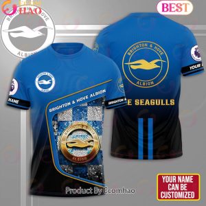 Personalized Brighton and Hove Albion 3D Apparels