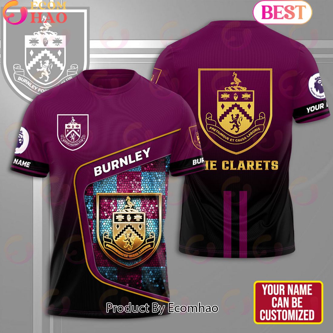 Personalized Burnley 3D Apparels