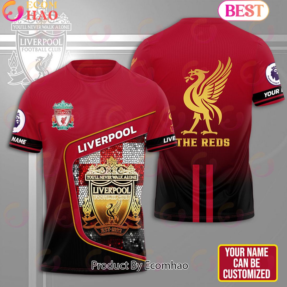 Personalized Liverpool 3D Apparels