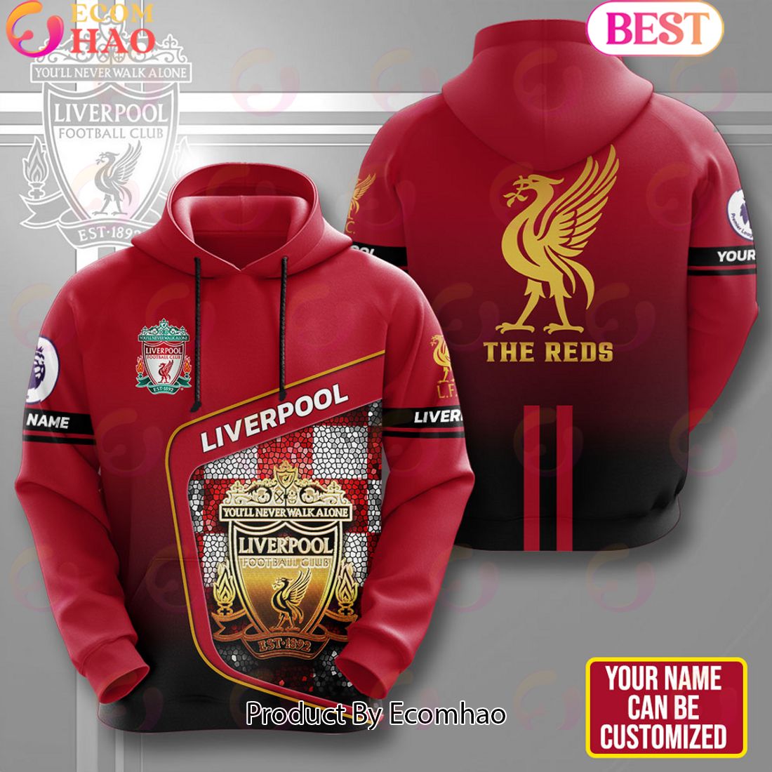 Personalized Liverpool 3D Apparels