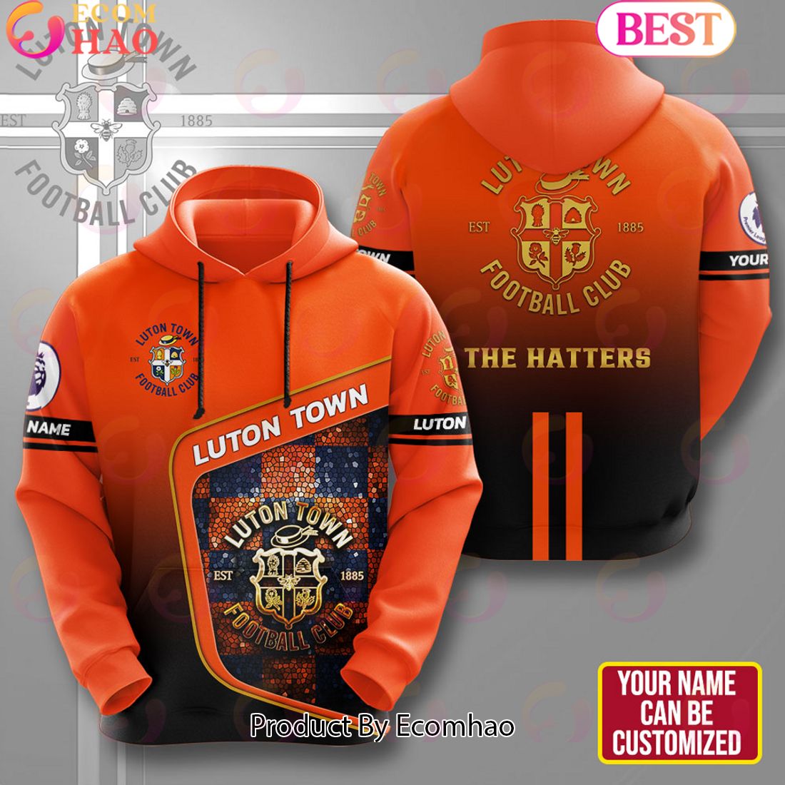 Personalized Luton Town 3D Apparels