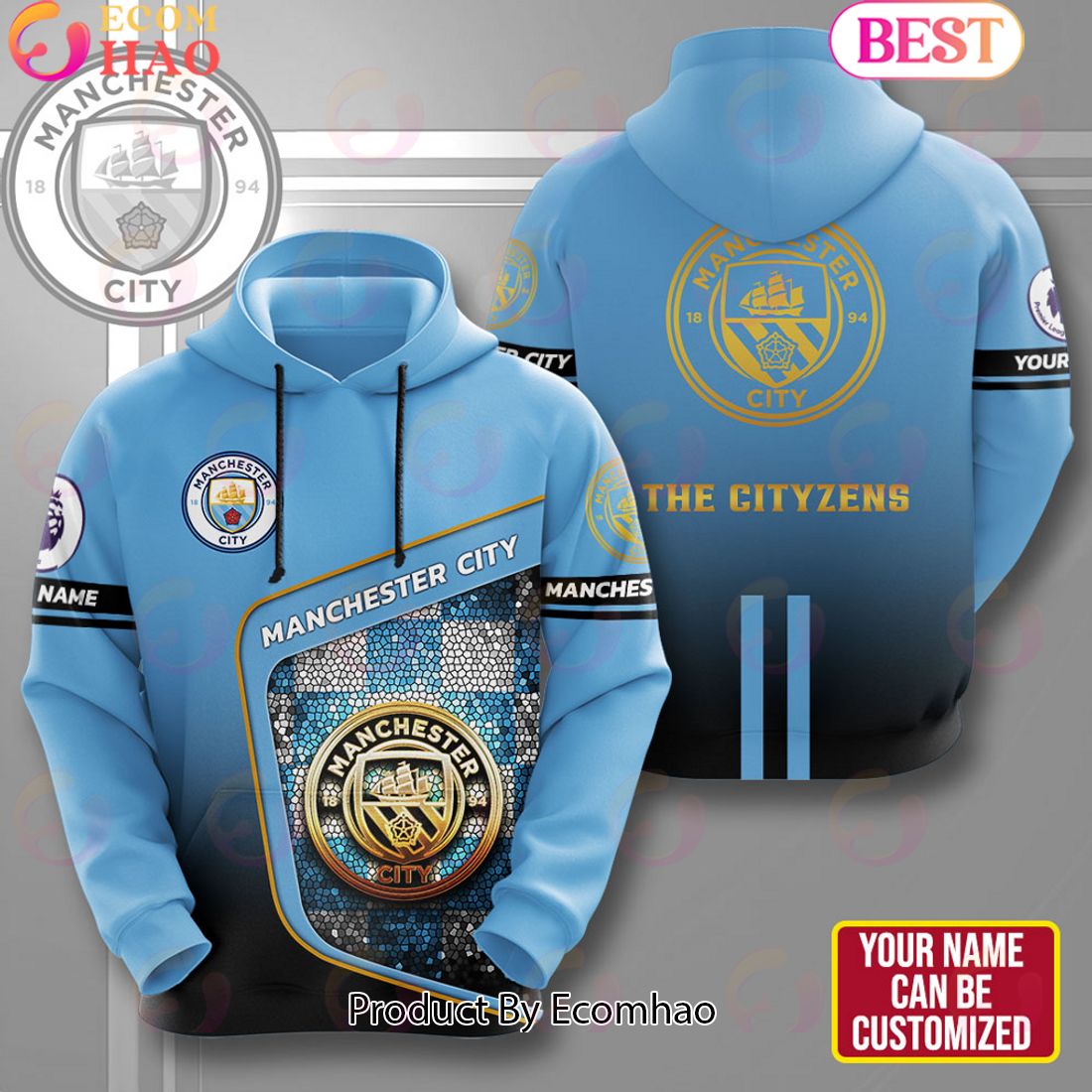 Personalized Manchester City 3D Apparels