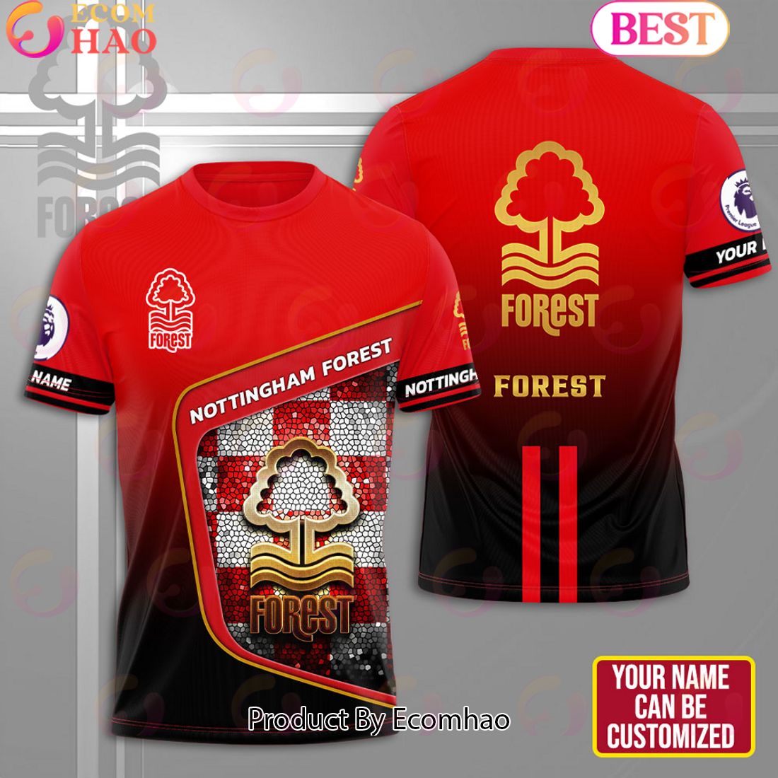 Personalized Nottingham Forest 3D Apparels