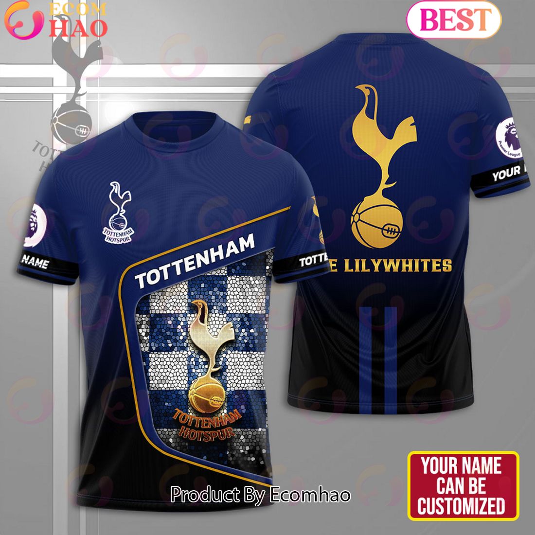 Personalized Tottenham Hotspur 3D Apparels